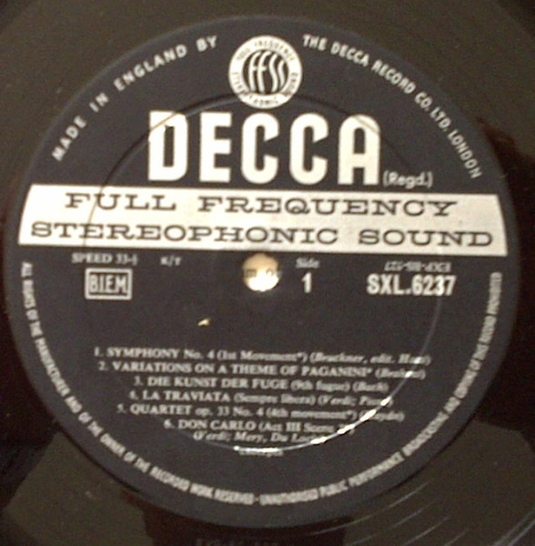 Decca Stereo Sampler Album 1966