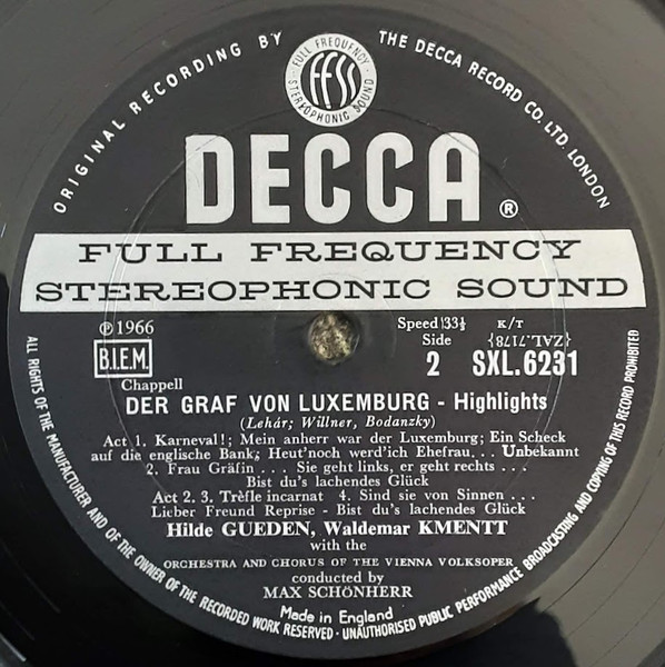Highlights From Der Graf Von Luxemburg / Der Zarewitsch