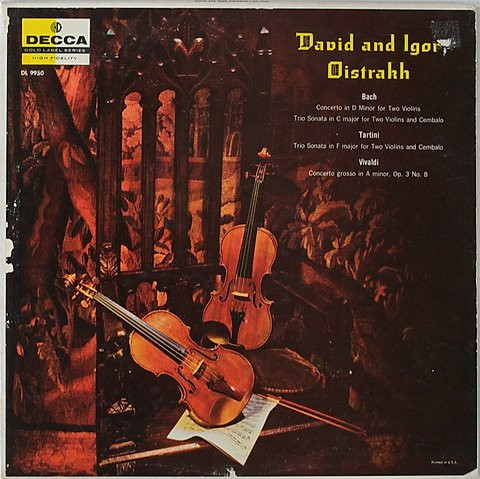 Bach &ndash; Tartini &ndash; Vivaldi