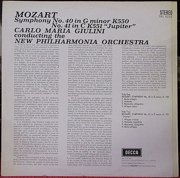 Symphony No. 40 /  No. 41 "Jupiter"