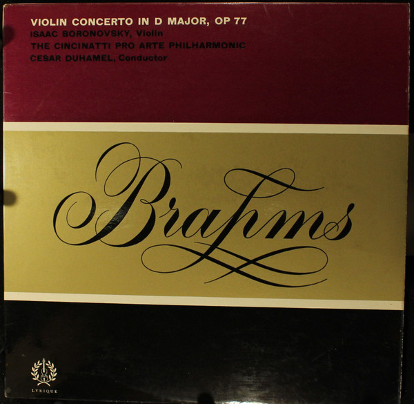 Violin Concerto In D Major, Op. 77