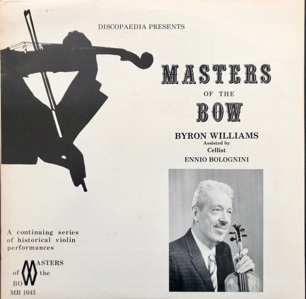 Byron Williams Assisted By Cellist Ennio Bolognini