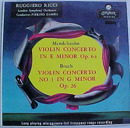 Pierino Gamba - Mendelssohn & Bruch Violin Concertos