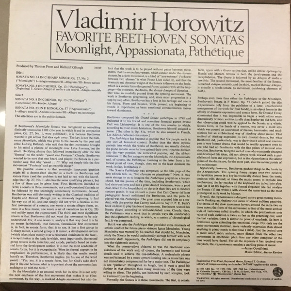 Favorite Beethoven Sonatas