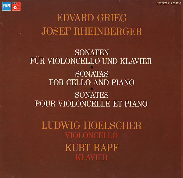 Sonaten F&uuml;r Violoncello Und Klavier &middot; Sonatas For Cello And Piano &middot; Sonates Pour Violoncelle Et Piano