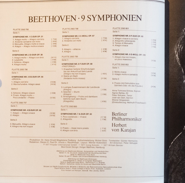 9 Symphonien