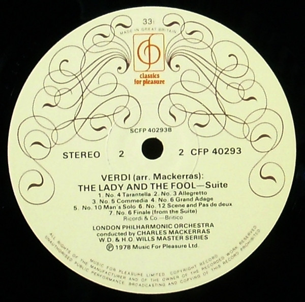 Pineapple Poll / Lady And The Fool