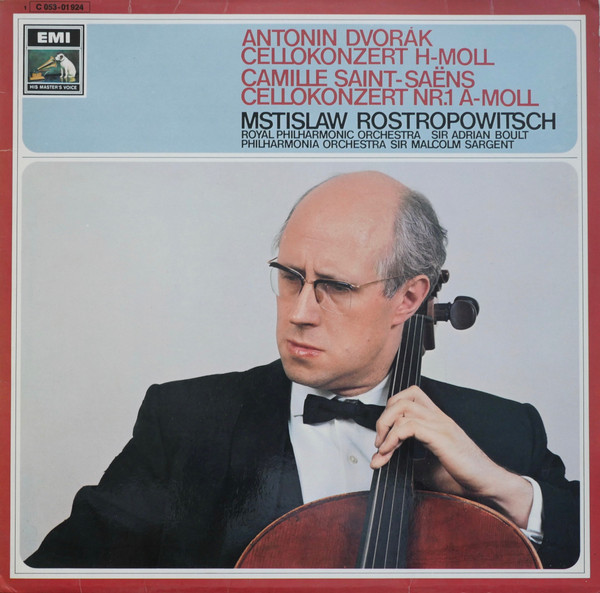Cellokonzert H-Moll Op. 104 / Cellokonzert Nr. 1 A-Moll Op. 33