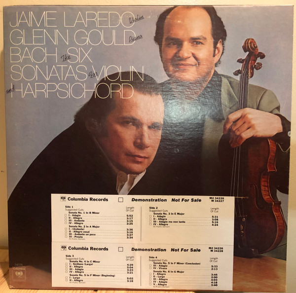 The Six Sonatas For Violin And Harpsichord