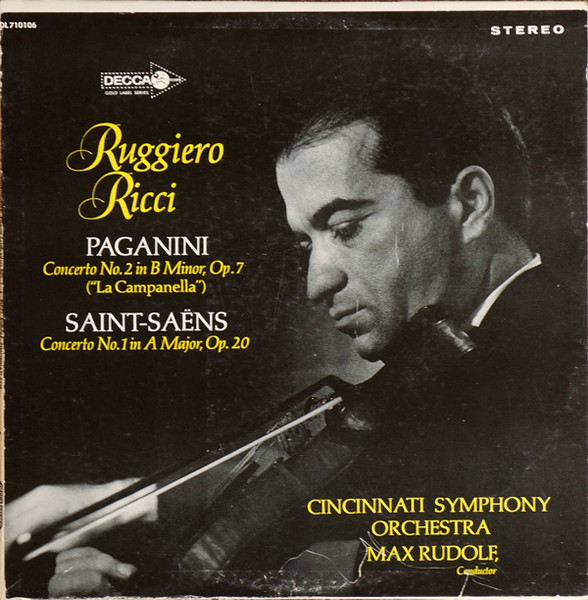 Concerto No.2 In B Minor, Op.7 ("La Campanella") / Concerto No.1 In A Major, Op.20