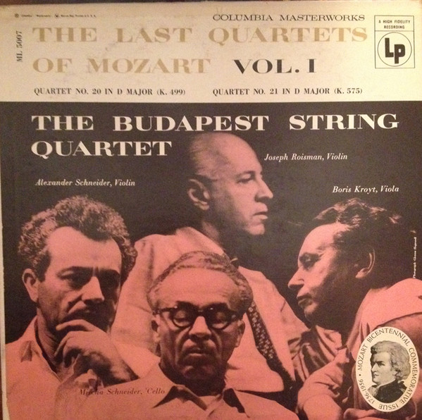 The Last Quartets Of Mozart Volume I