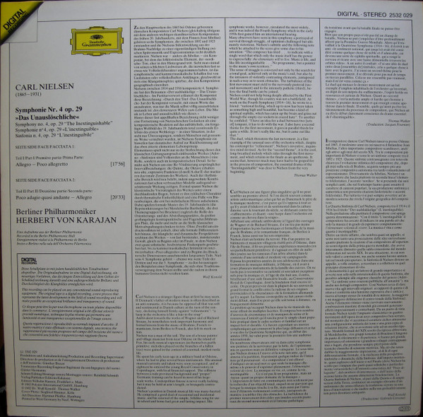 Symphonie No. 4 &raquo;The Inextinguishable &bull; Das Unausl&ouml;schliche&laquo;