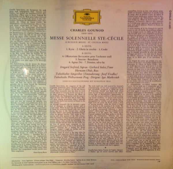 Messe Solennelle Ste. C&eacute;cile = (C&auml;cilien-Messe)