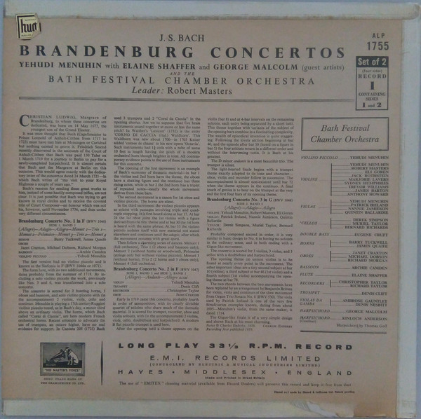 The Brandenburg Concertos