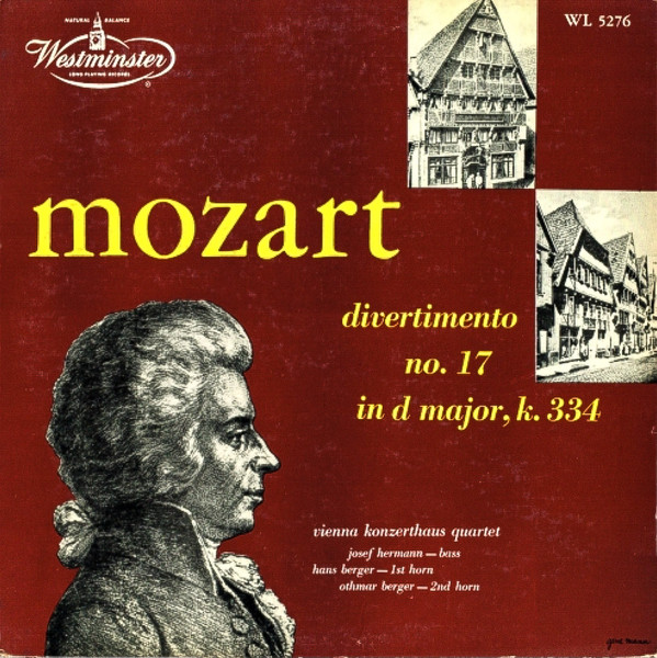 Divertimento No. 17 In D Major, K. 334