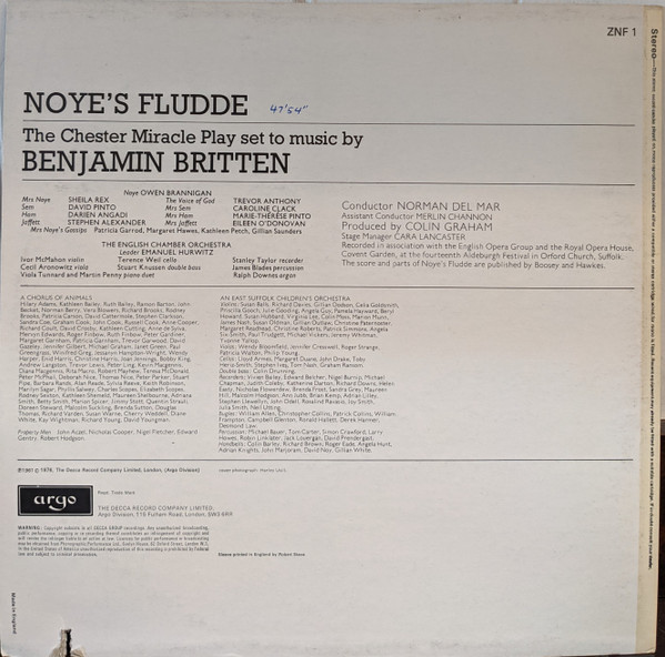 Noye's Fludde