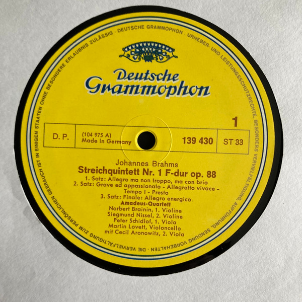 Streichquintette Nr. 1 F-dur Und Nr. 2 G-dur