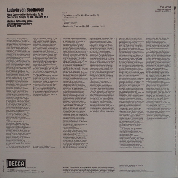 Piano Concerto No. 4 / Leonora No. 3 Overture