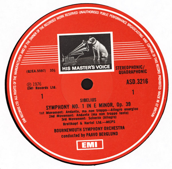 Symphony No. 1 / Sc&egrave;nes Historiques