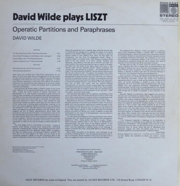 Operatic Partitions And Paraphrases