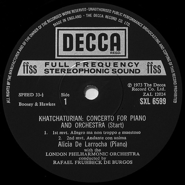 Piano Concerto / Symphonic Variations