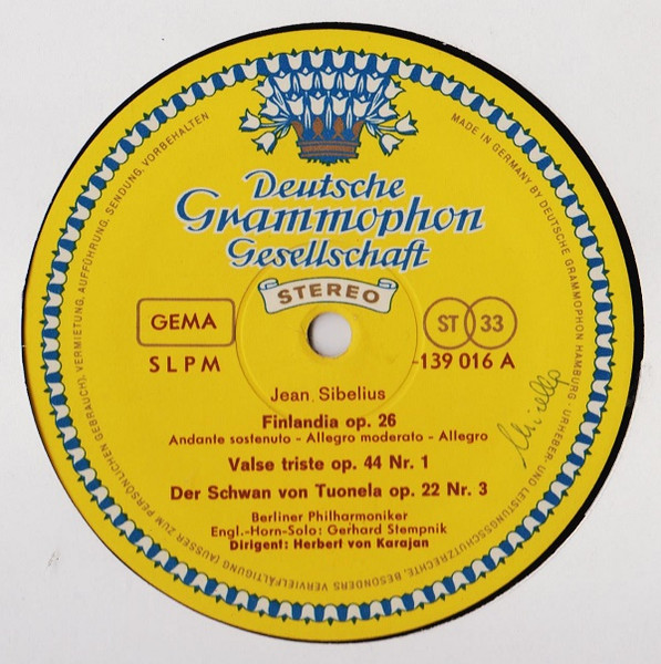 Finlandia &middot; Valse Triste &middot; Der Schwan Von Tuonela &middot;Tapiola