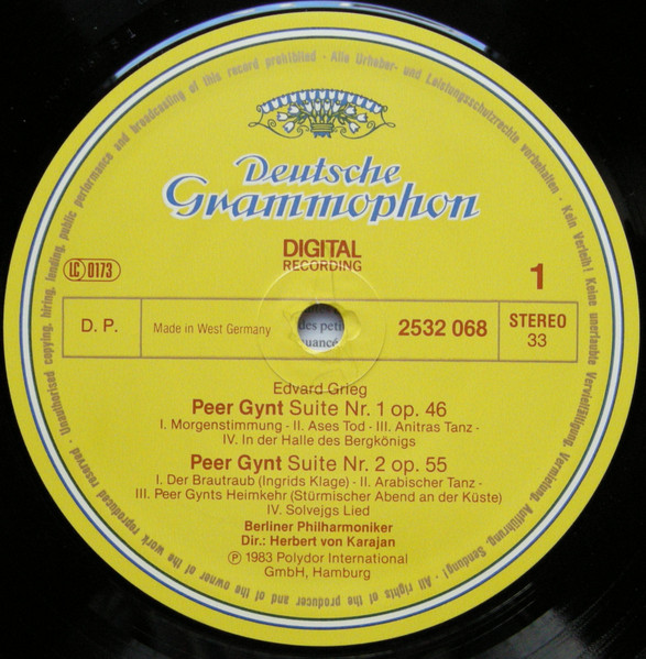 Peer Gynt Suites 1 & 2 / Pell&eacute;as Et M&eacute;lisande
