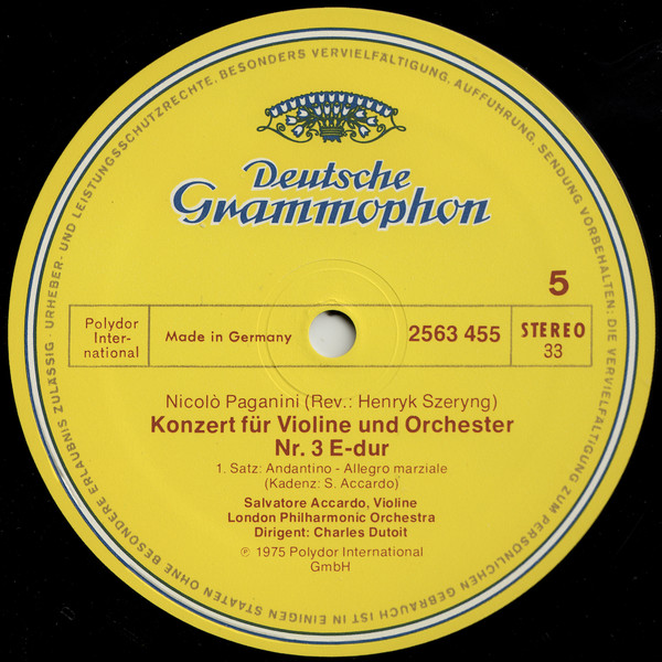 Die 6 Violinkonzerte (Konzerte F&uuml;r Violine Und Orchester)