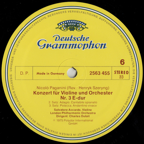 Die 6 Violinkonzerte (Konzerte F&uuml;r Violine Und Orchester)