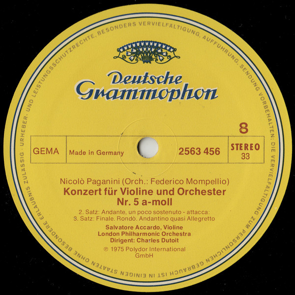 Die 6 Violinkonzerte (Konzerte F&uuml;r Violine Und Orchester)