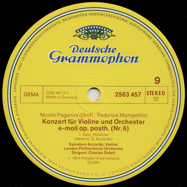 Die 6 Violinkonzerte (Konzerte F&uuml;r Violine Und Orchester)
