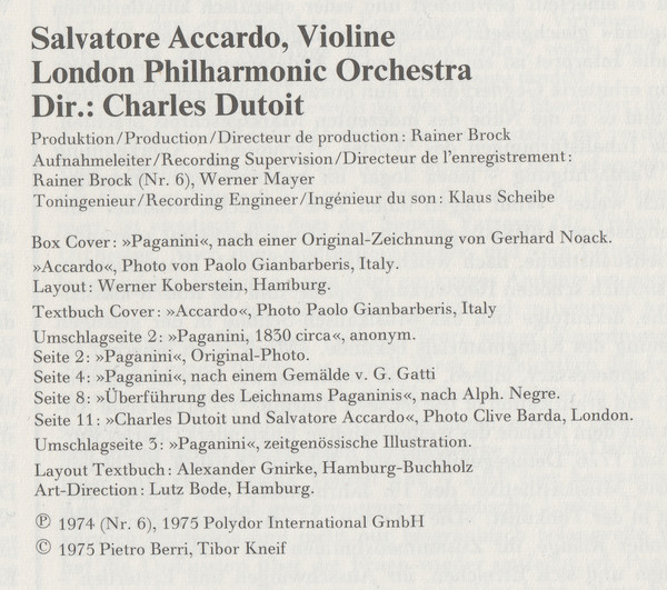 Die 6 Violinkonzerte (Konzerte F&uuml;r Violine Und Orchester)
