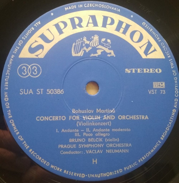 Concerto For Violin And Orchestra / Concerto For Piano And Orchestra