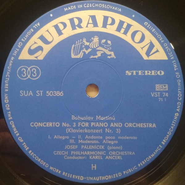 Concerto For Violin And Orchestra / Concerto For Piano And Orchestra