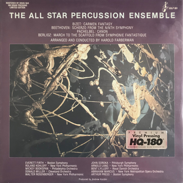 The All Star Percussion Ensemble Plays Bizet, Beethoven, Pachelbel And Berlioz