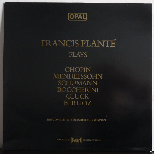 Francis Plant&eacute; Plays