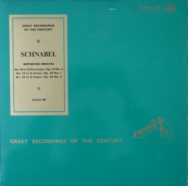 Sonatas No. 18 In E Flat Major, Op. 31 No. 3 / Sonata No. 19 In G Minor, Op. 49 No. 1 /  Sonata No. 20 In G Major, Op. 49 No. 2