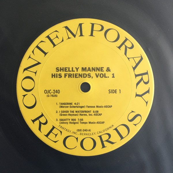 Shelly Manne & His Friends Vol. 1