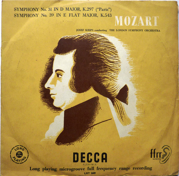 Symphony No. 31 In D Major, K.297 ("Paris"), Symphony No. 39 In E Flat Major, K.543