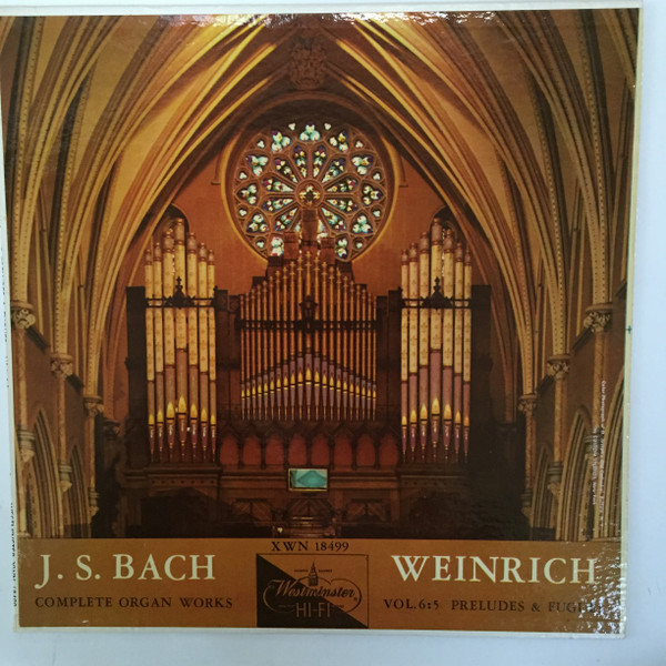 Complete Organ Works Of Bach Volume 6: 5 Preludes & Fugues