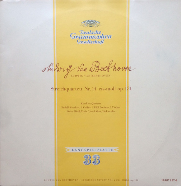 Streichquartett Cis-moll Op. 131