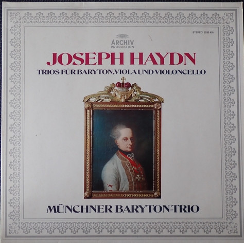 Trios F&uuml;r Baryton, Viola Und Violoncello