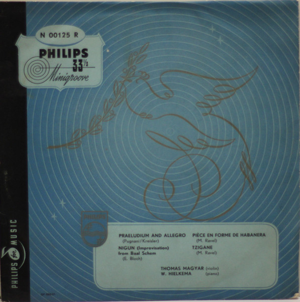 Pugnani / Kreisler.  E. Bloch. M. Ravel