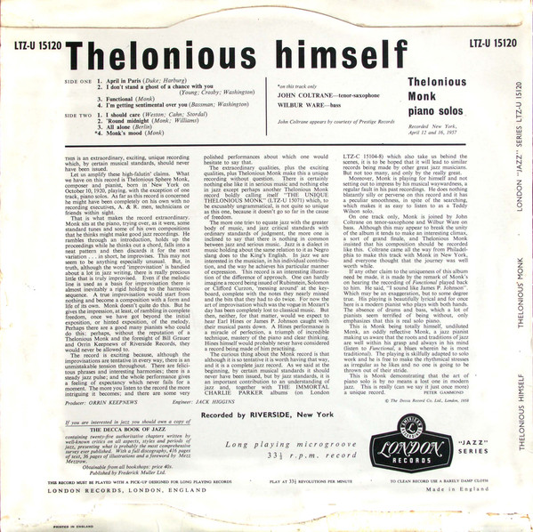 Thelonious Himself