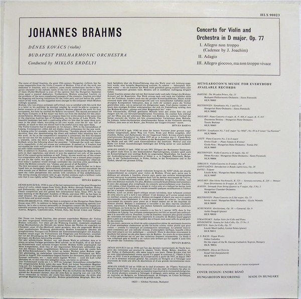 Violin Concerto In D Major Op.77