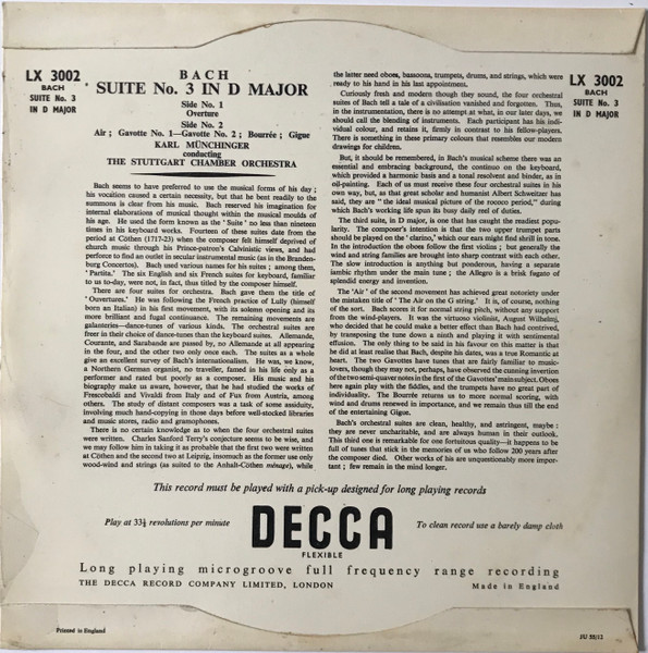 Suite No. 3 In D Major