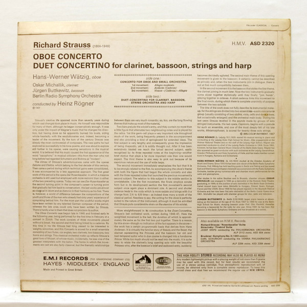 Oboe Concerto / Duet-Concertino