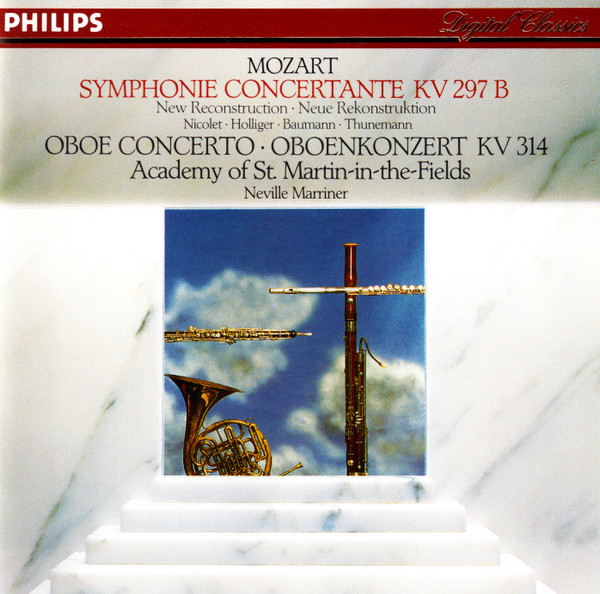 Symphonie Concertante KV 297 B (New Reconstruction = Neue Rekonstruktion) &middot; Oboe Concerto = Oboenkonzert KV 314