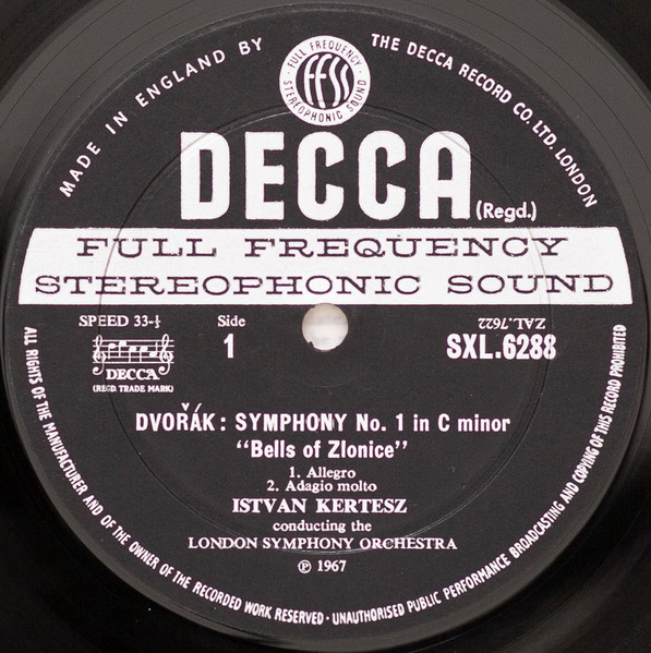 Symphony No. 1 In C Minor "Bells Of Zlonice"