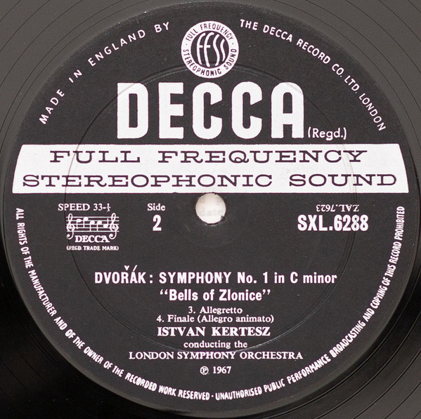 Symphony No. 1 In C Minor "Bells Of Zlonice"